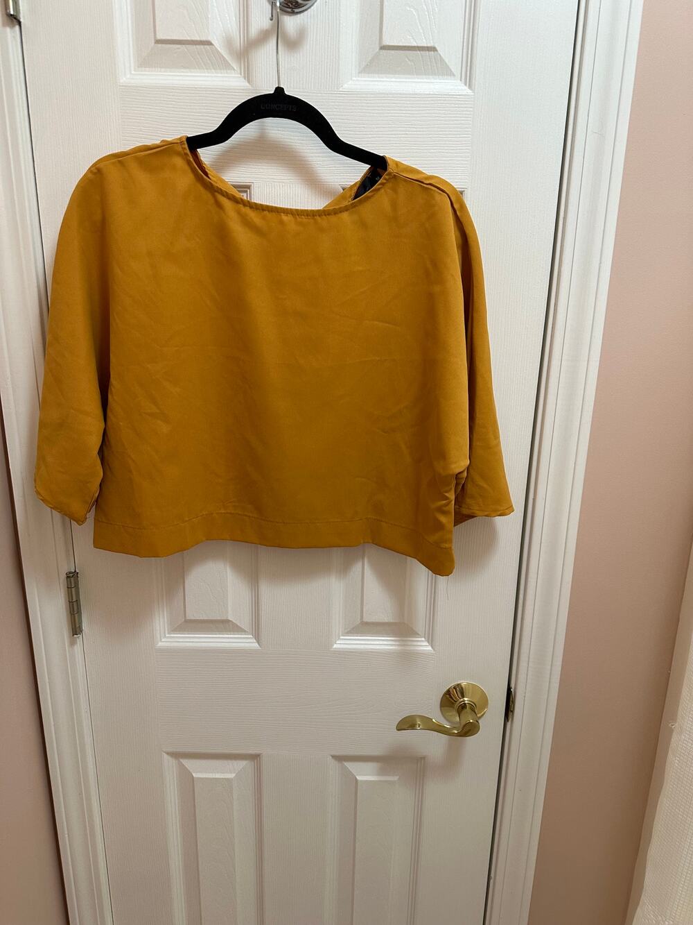 Zanzea Blouse Size Medium in Mustard Yellow